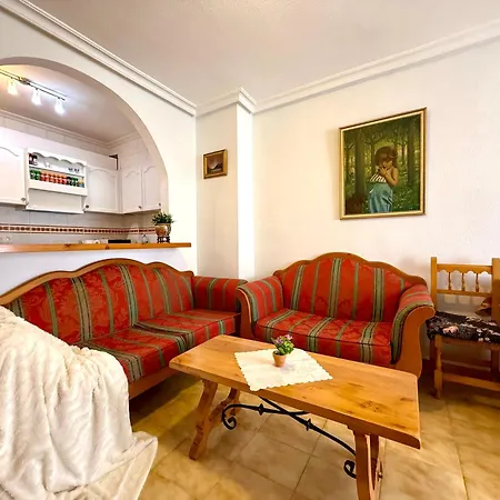 Lägenhet Galeon Pool Stay, 600 M To The Beach, 2 Double Beds *